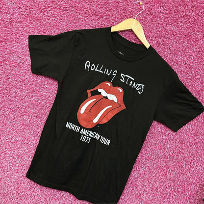 The Rolling Stones North American Tout 1975 Rock tee size small