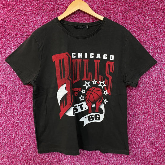 Junk Food New Era Chicago Bulls Sports Graphic Women's T-shirt Large