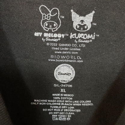 Sanrio My Melody & Kuromi Heart Crop Top Size XL
