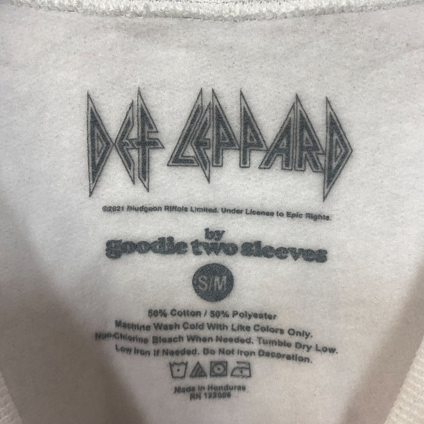 Def Leppard Animal Glam Metal Band Crewneck Sweater size S/M