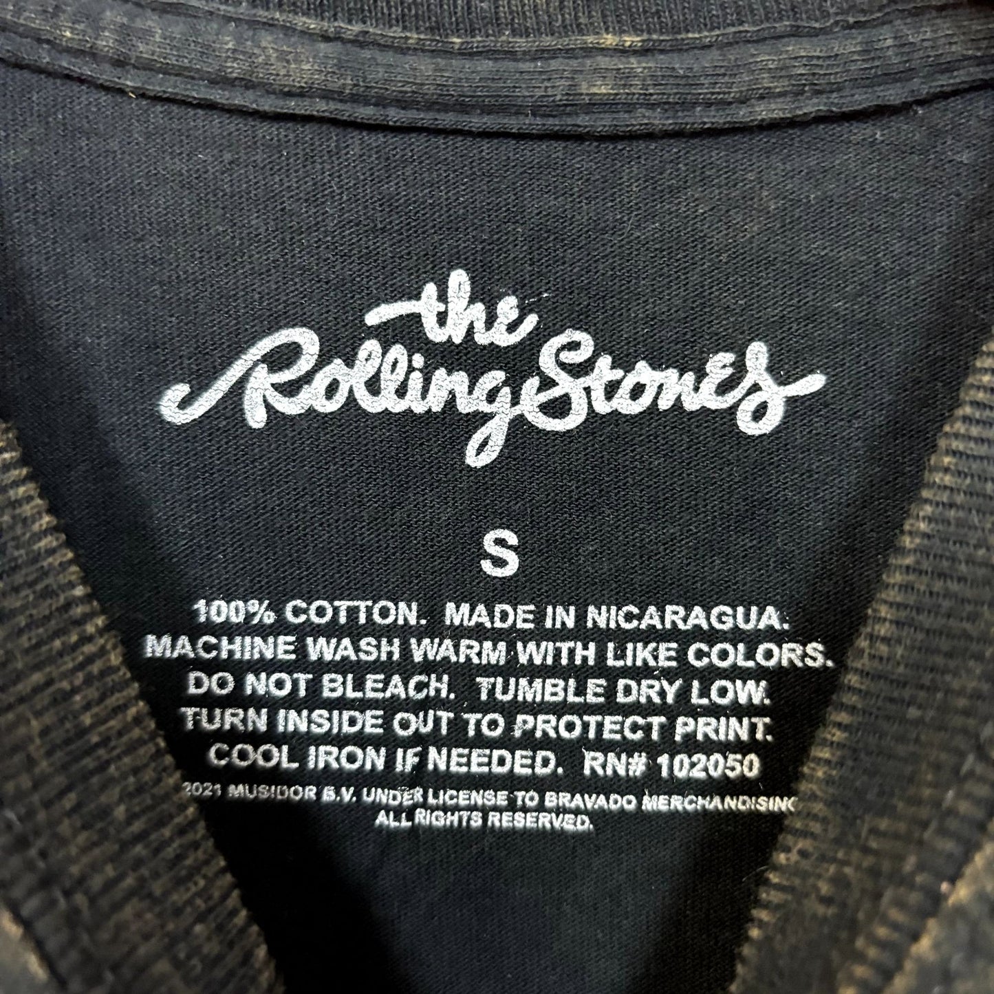 The Rolling Stones Classic Hot Lips Logo Rock Tee S