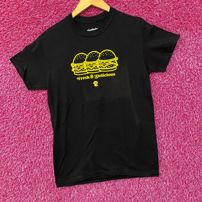 Nickelodeon SpongeBob SquarePants Krusty Crab Fresh & Delicious T-Shirt Small