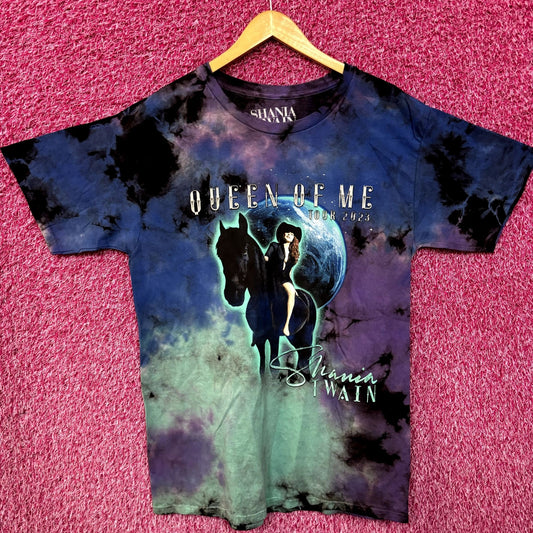 Shania Twain Queen of Me 2023 Tour Country Pop Tie Dye L
