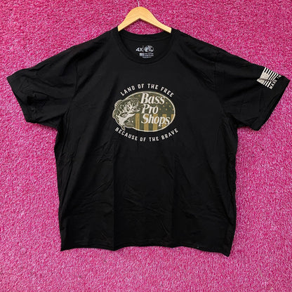 Bass Pro Shops USA Land Of The Free Graphic T-Shirt 4XL