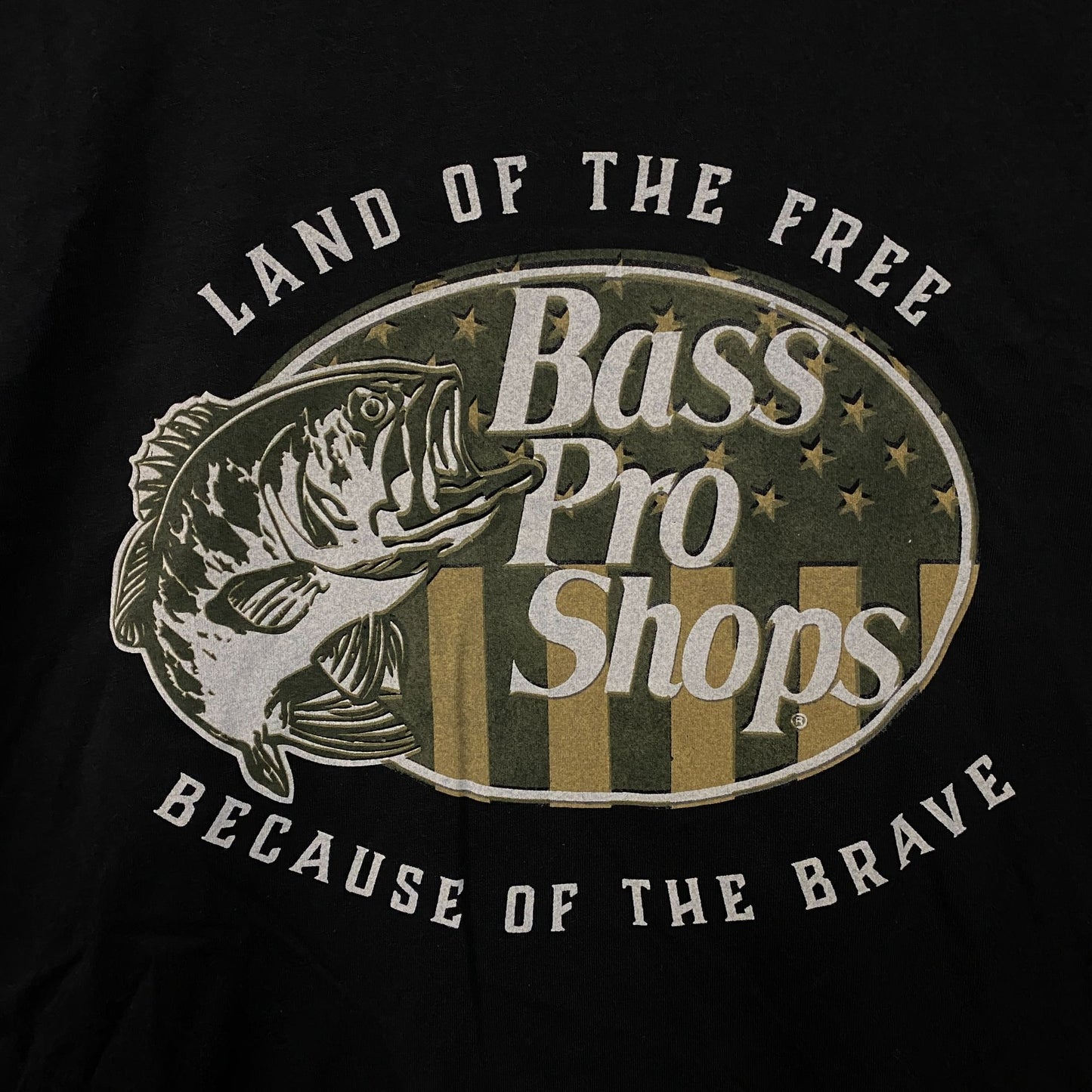 Bass Pro Shops USA Land Of The Free Graphic T-Shirt 4XL