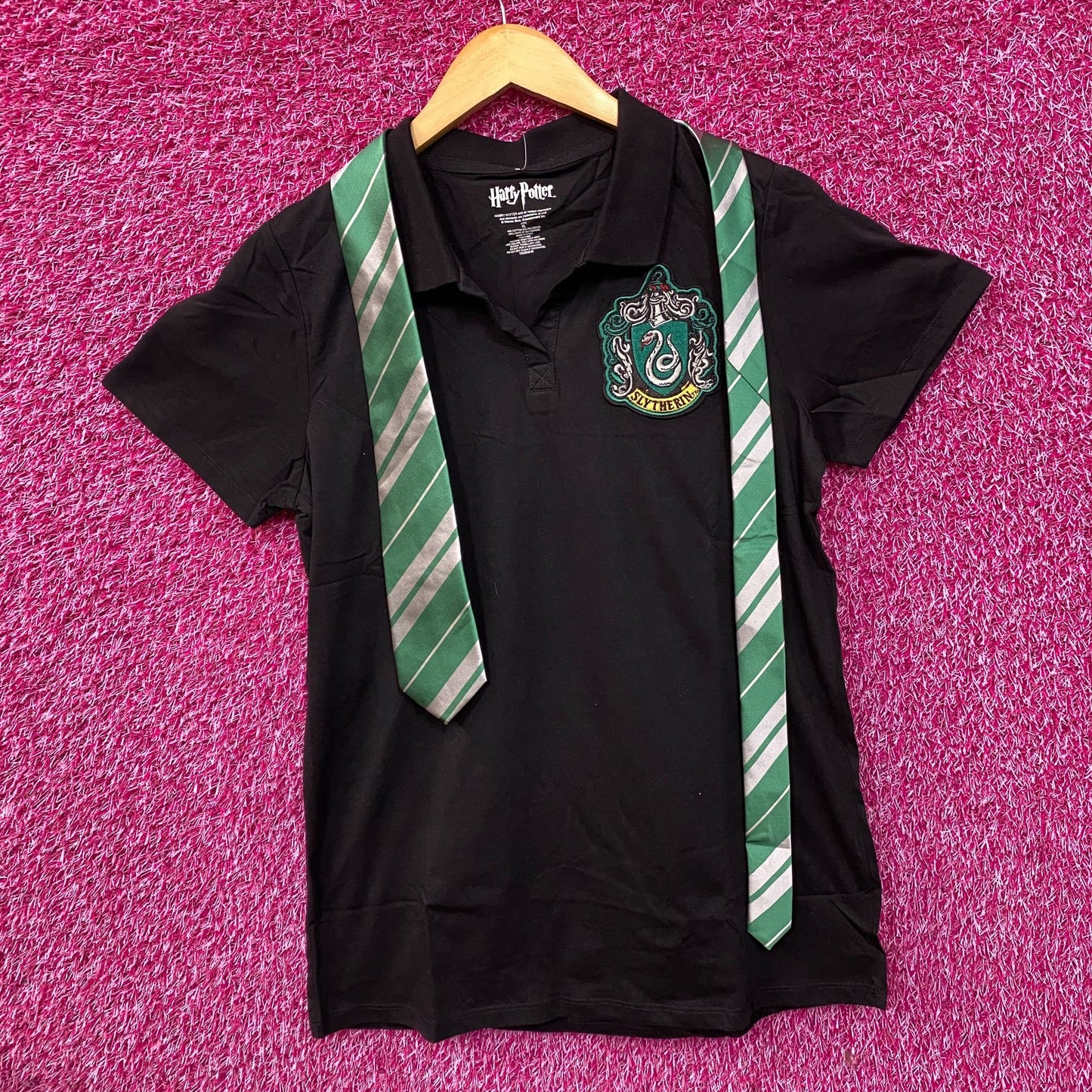 Harry Potter Slytherin Juniors Polo Shirt XL