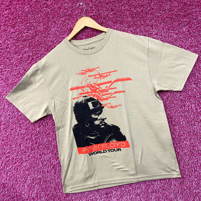 Pink Floyd World Tour Rock Band T-Shirt large