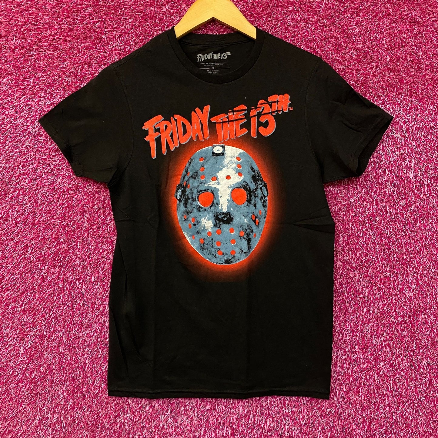 Friday the 13th Jason Voorhees Mask Graphic T-Shirt Small