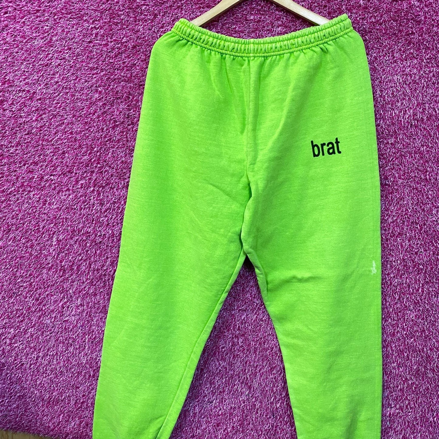 Charli XCX Brat Album Sweatpants size Large