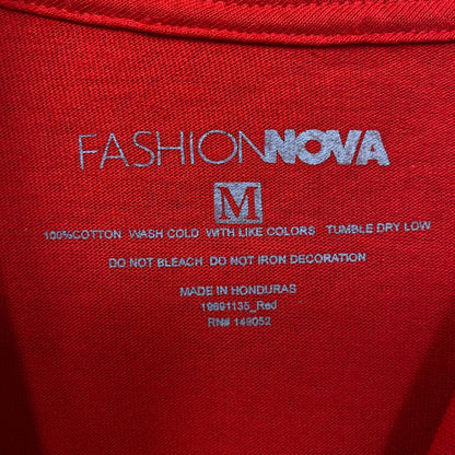 Fashion Nova Runs The World Graphic Tee Medium