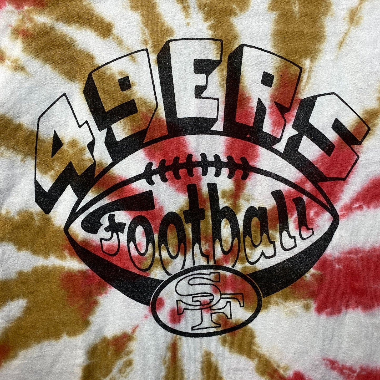 San Francisco 49ers Football Tie-Dye T-Shirt 2XL