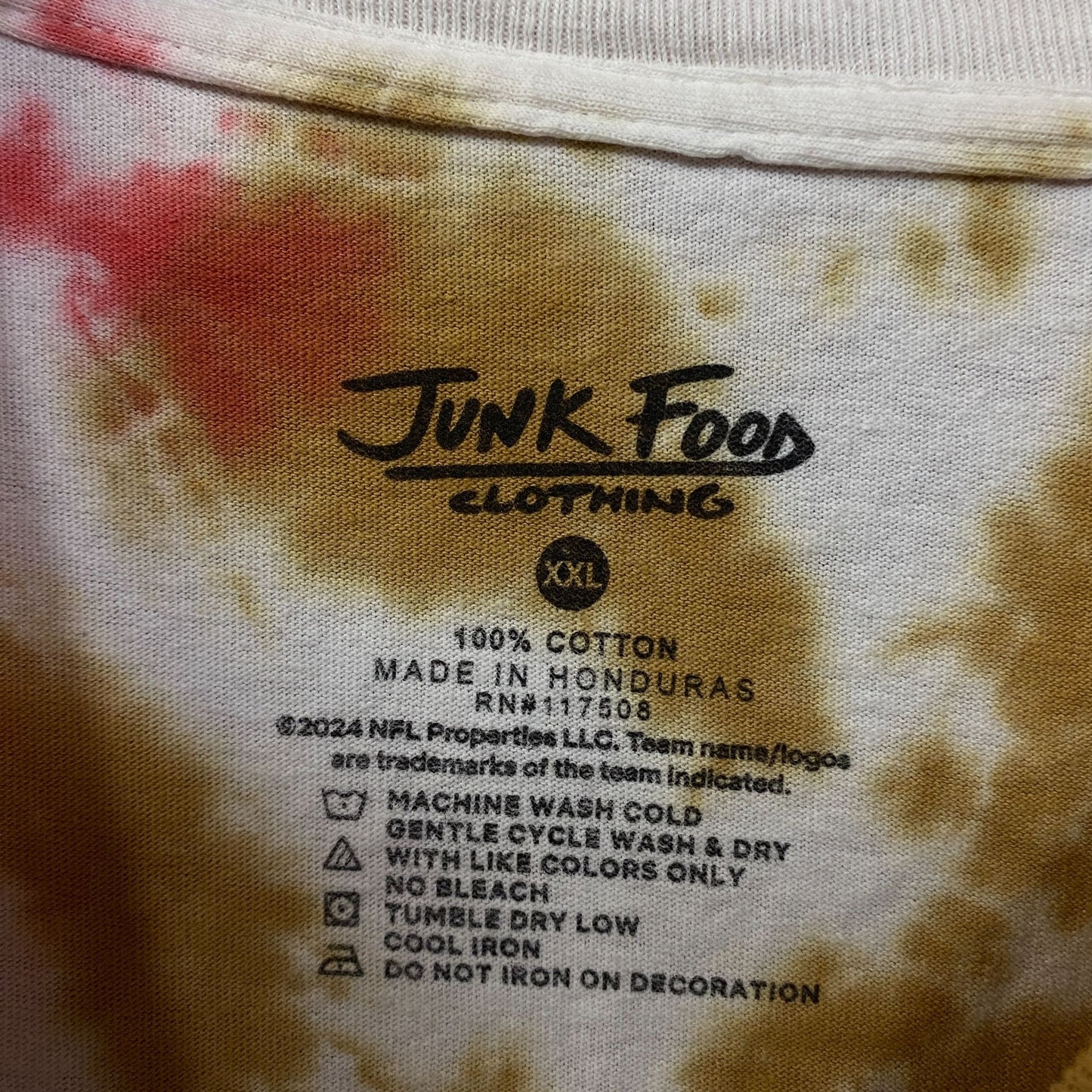 San Francisco 49ers Football Tie-Dye T-Shirt 2XL