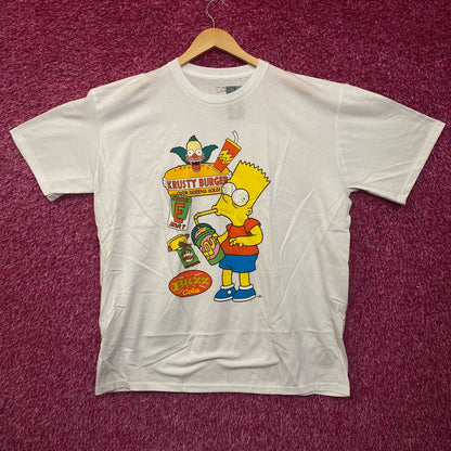 The Simpsons Bart Simpson Buzz Cola Krusty Burger Graphic T-Shirt 2XL