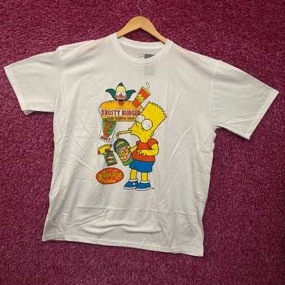 The Simpsons Bart Simpson Buzz Cola Krusty Burger Graphic T-Shirt 2XL