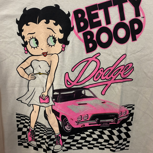 Betty Boop x Dodge Charger Graphic T-Shirt Medium