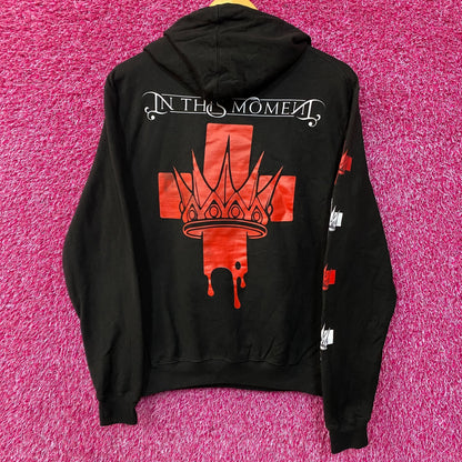 In This Moment Blood Metal Band Hoodie Small