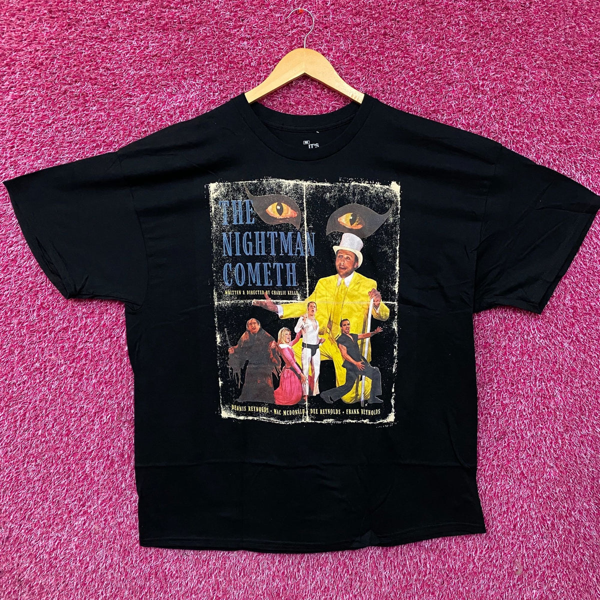 It's Always Sunny in Philadelphia The Nightman Cometh Play T-Shirt 2XL
