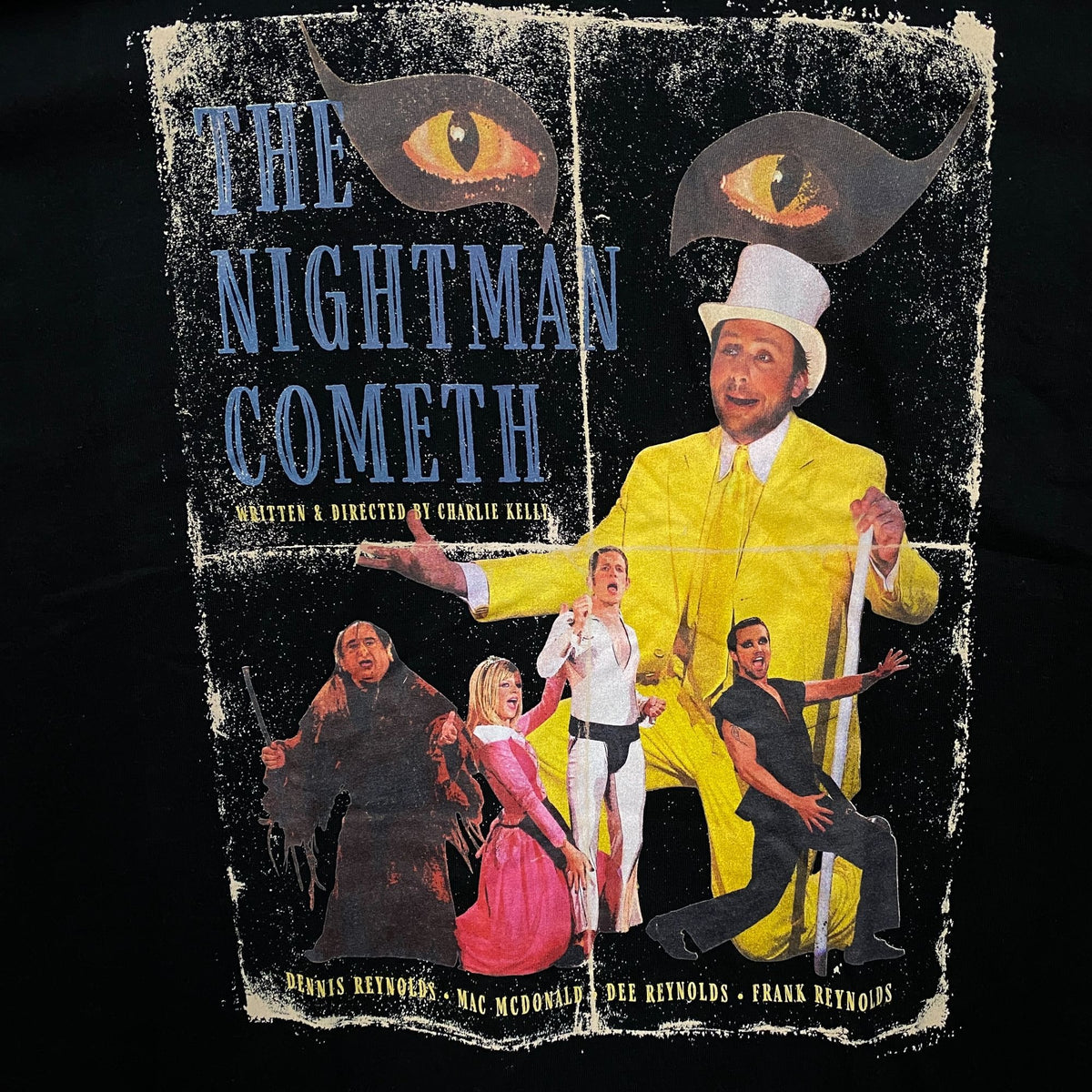 It's Always Sunny in Philadelphia The Nightman Cometh Play T-Shirt 2XL