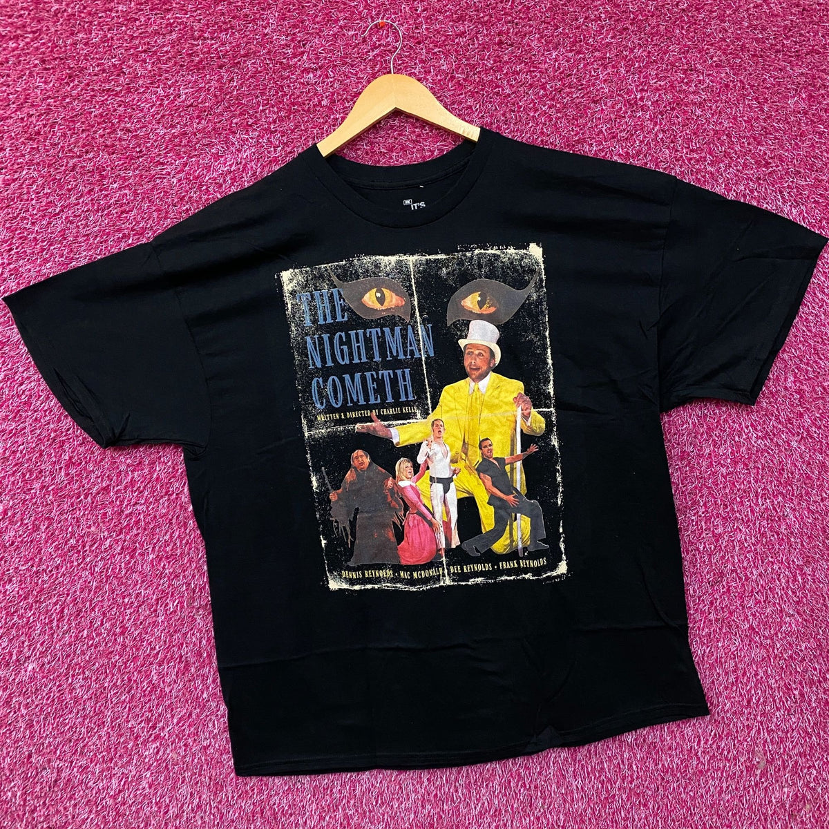 It's Always Sunny in Philadelphia The Nightman Cometh Play T-Shirt 2XL