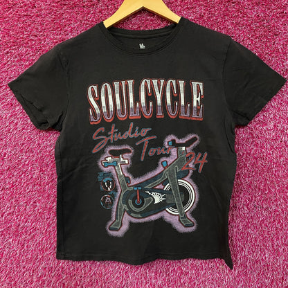Junk Food SoulCycle Studio Tour '24 Retro Style T-Shirt Small