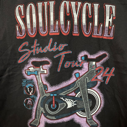 Junk Food SoulCycle Studio Tour '24 Retro Style T-Shirt Small