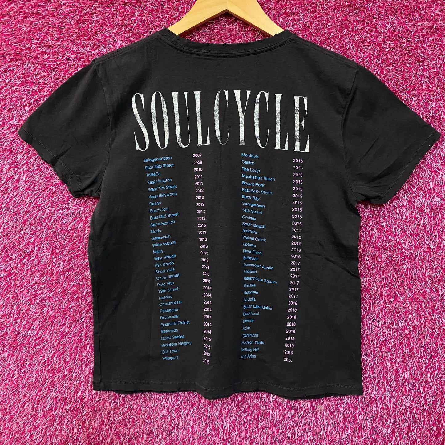 Junk Food SoulCycle Studio Tour '24 Retro Style T-Shirt Small