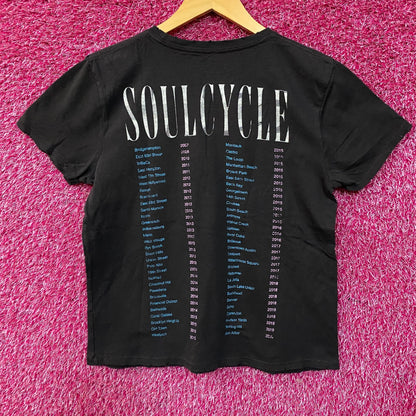 Junk Food SoulCycle Studio Tour '24 Retro Style T-Shirt Small