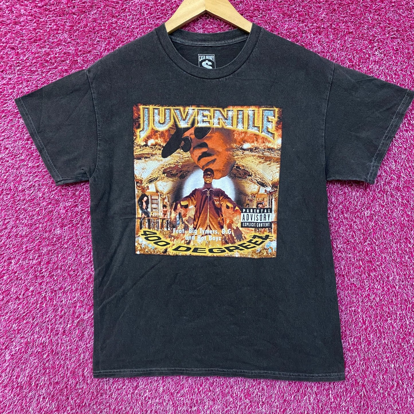 Cash Money Records Juvenile 400 degrees Hip-Hop T-Shirt Small