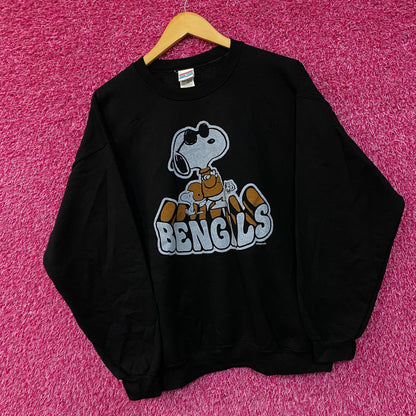 Cincinnati Bengals X Snoopy Joe Cool Crewneck sweater size Medium
