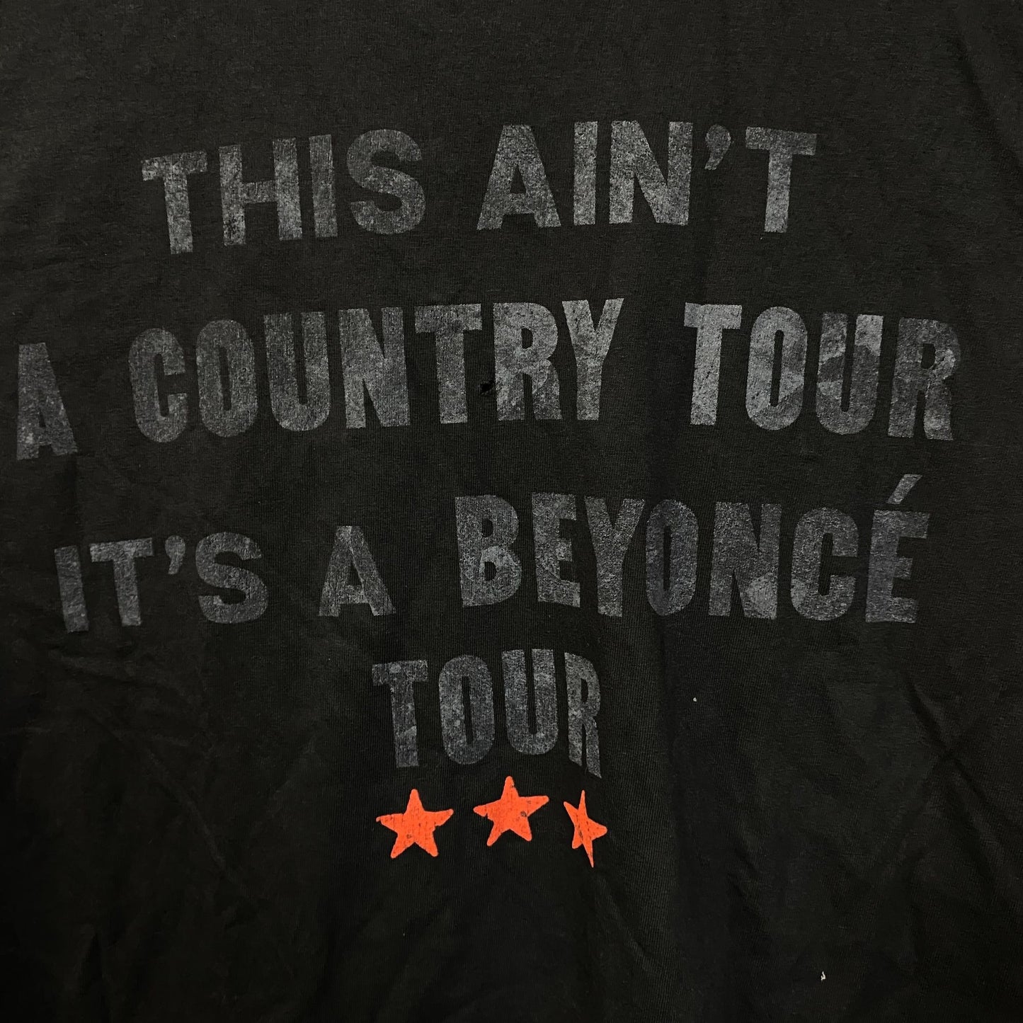 Beyonce Cowboy Carter Rodeo Chitlin Circuit Tour T-Shirt Large