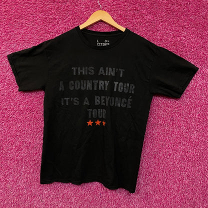 Beyonce Cowboy Carter Rodeo Chitlin Circuit Tour T-Shirt Large