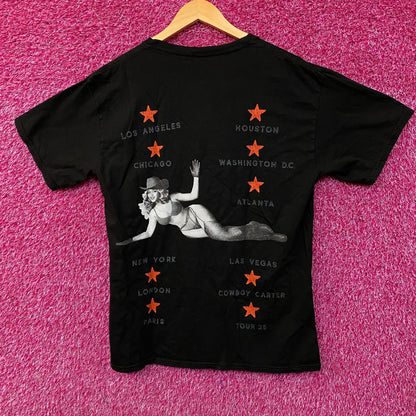 Beyonce Cowboy Carter Rodeo Chitlin Circuit Tour T-Shirt Large