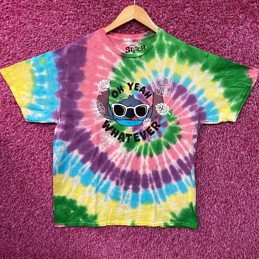 Disney Movie Lilo & Stitch Oh Yeah Whatever Tie Dye T-Shirt XL