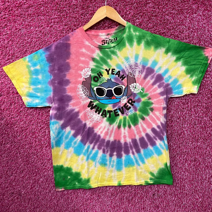 Disney Movie Lilo & Stitch Oh Yeah Whatever Tie Dye T-Shirt XL