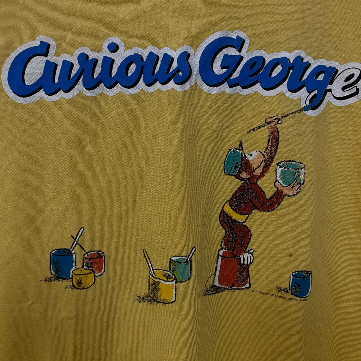Curious George Retro Graphic T-Shirt Medium