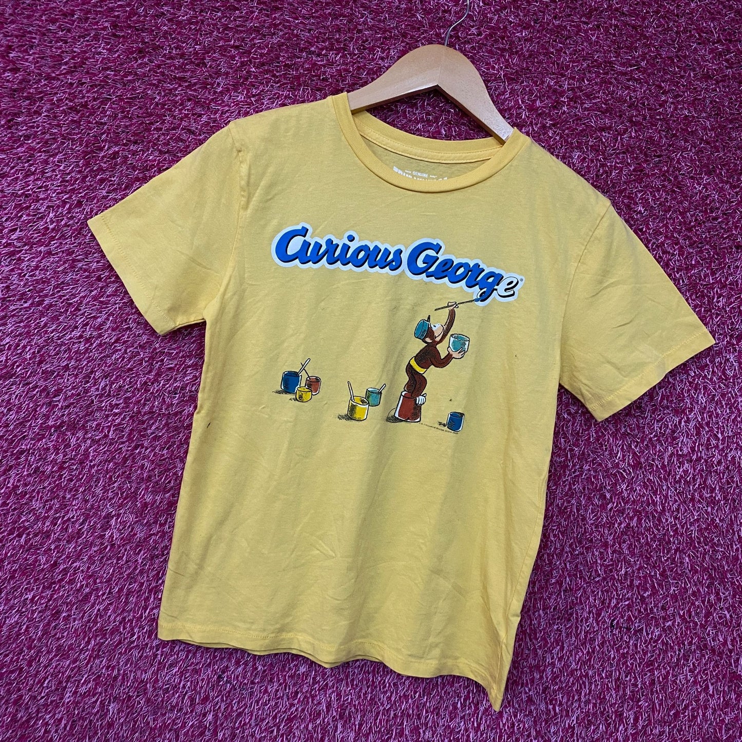 Curious George Retro Graphic T-Shirt Medium