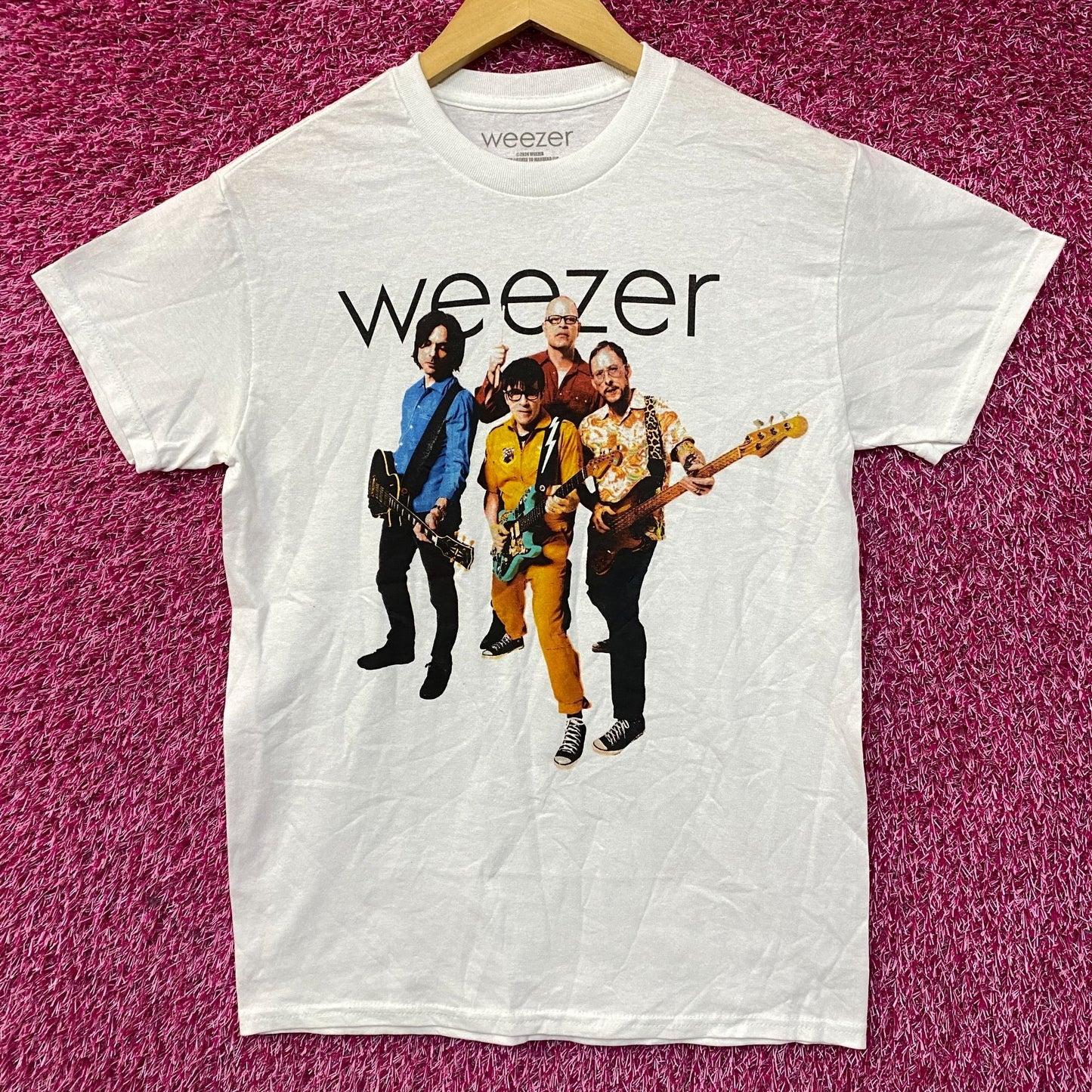 Weezer Hold This Thread Rock Band T-Shirt Small
