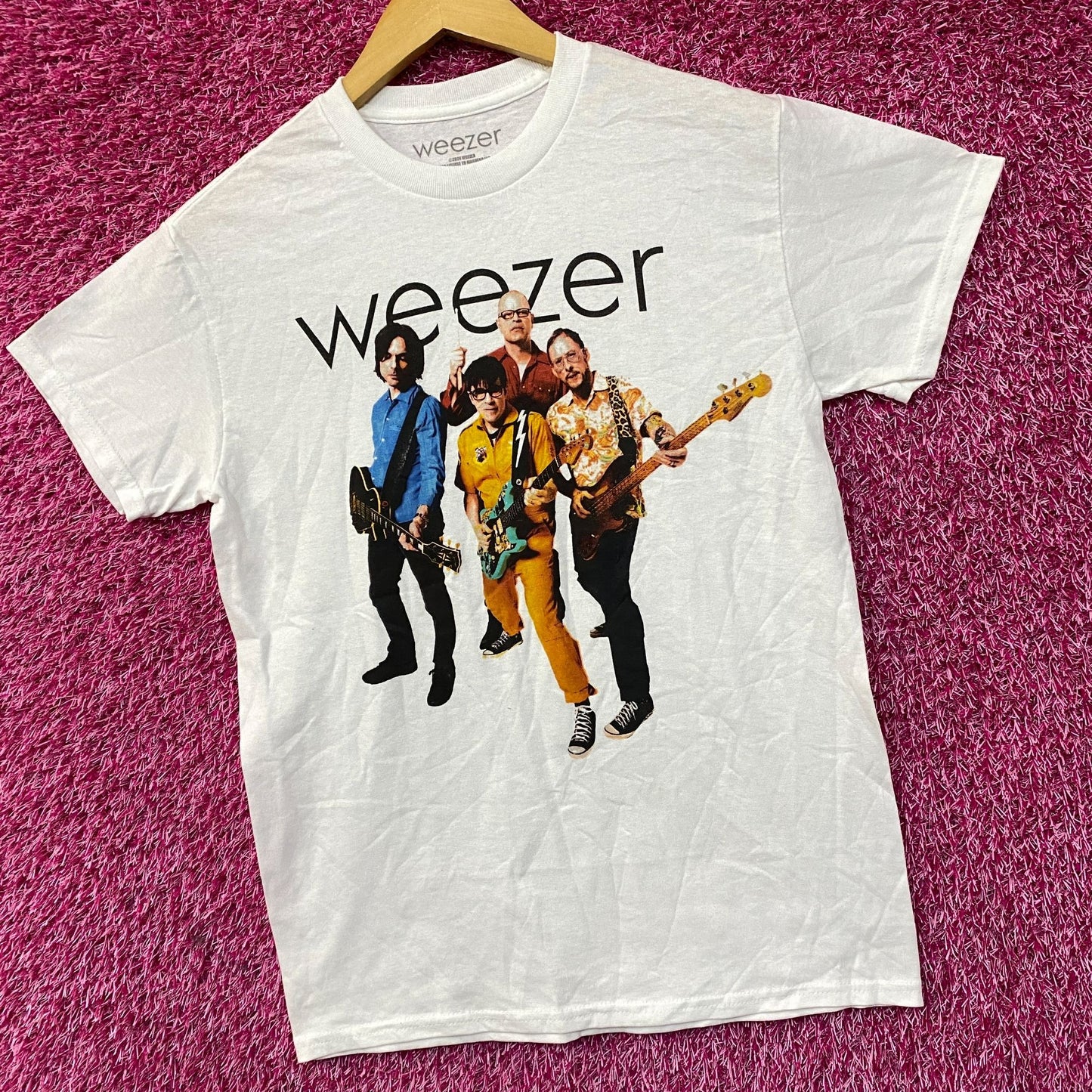 Weezer Hold This Thread Rock Band T-Shirt Small