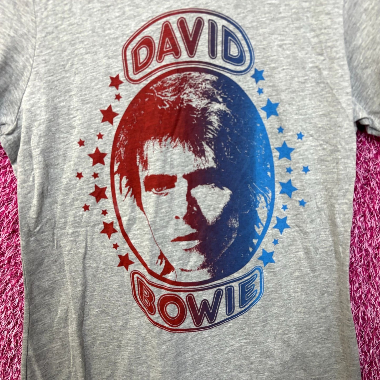 David Bowie Ziggy Stardust The Starman Rock Womens Top L