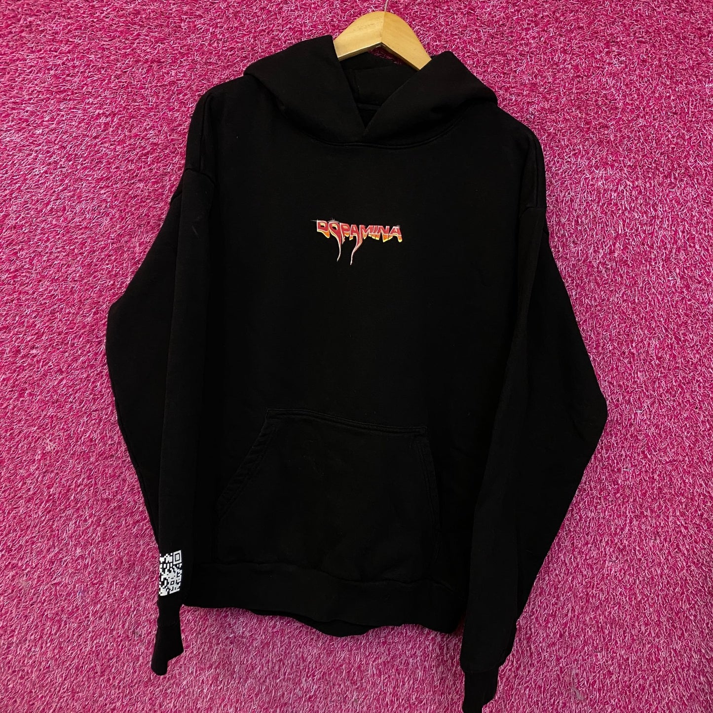 Manuel Turizo Dopamina Graphic Design Black Hoodie XL