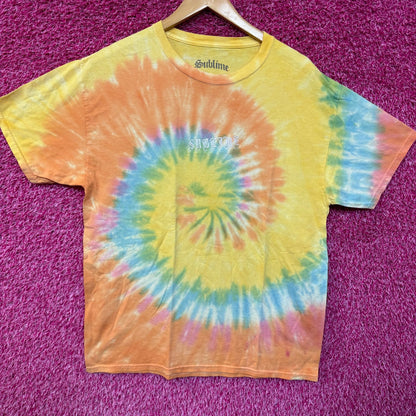 Sublime Embroidered Old English Spellout Rock Band Tie Dye M