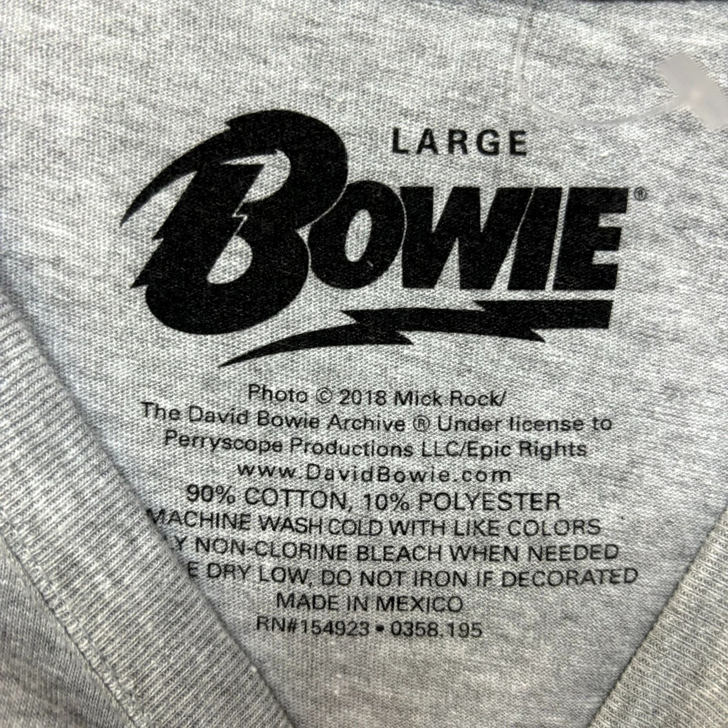 David Bowie Ziggy Stardust The Starman Rock Womens Top L