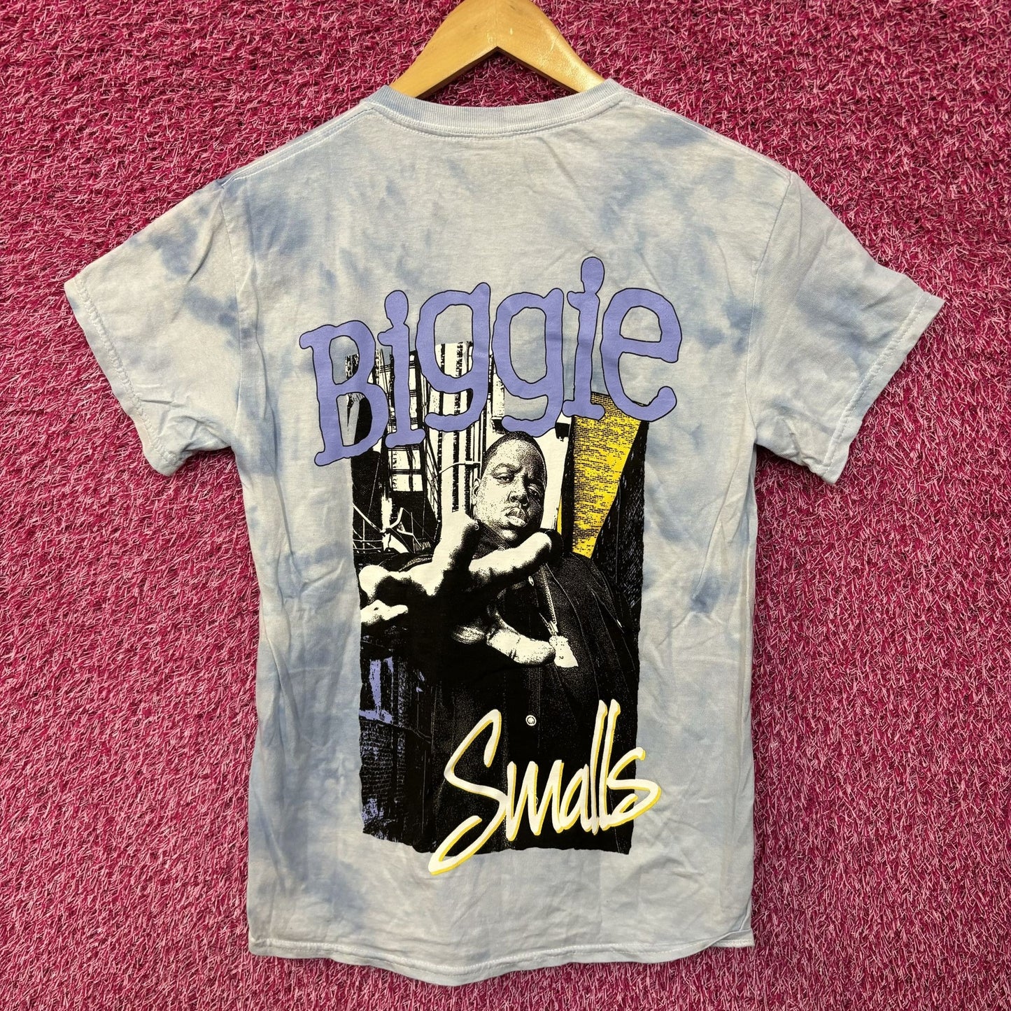 The Notorious B.I.G. Biggie Smalls Born Again Rap Tie Dye small