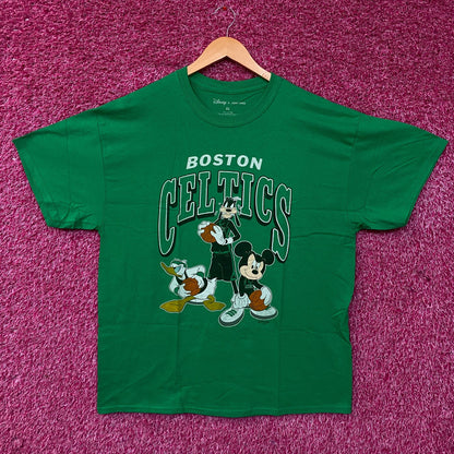 Junk Food Kelly Green Boston Celtics Disney Mickey Squad T-Shirt XL