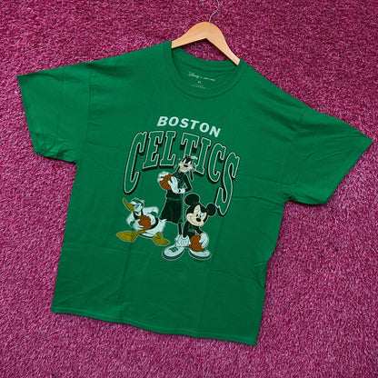 Junk Food Kelly Green Boston Celtics Disney Mickey Squad T-Shirt XL