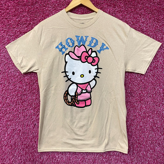 Sanrio Hello kitty Cowgirl Howdy by Sanrio T-Shirt Size Medium