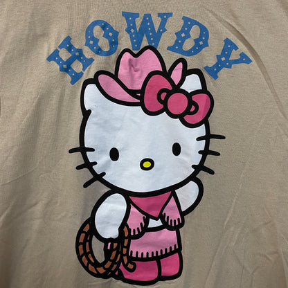 Sanrio Hello kitty Cowgirl Howdy by Sanrio T-Shirt Size Medium