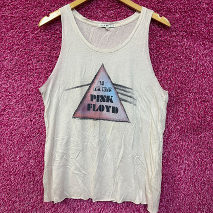 Pink Floyd 1973 US Tour Psychedelic Rock Band Tank Top M