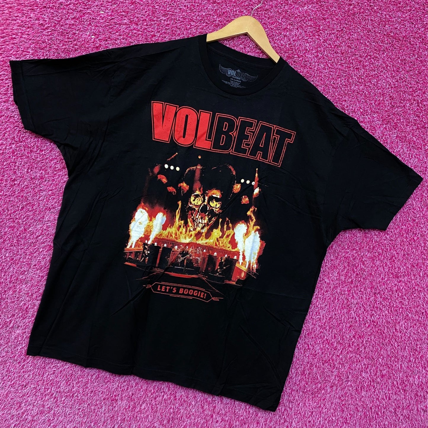 Volbeat Lets Boogie Live from Telia Parken Groove Metal Tee 3X