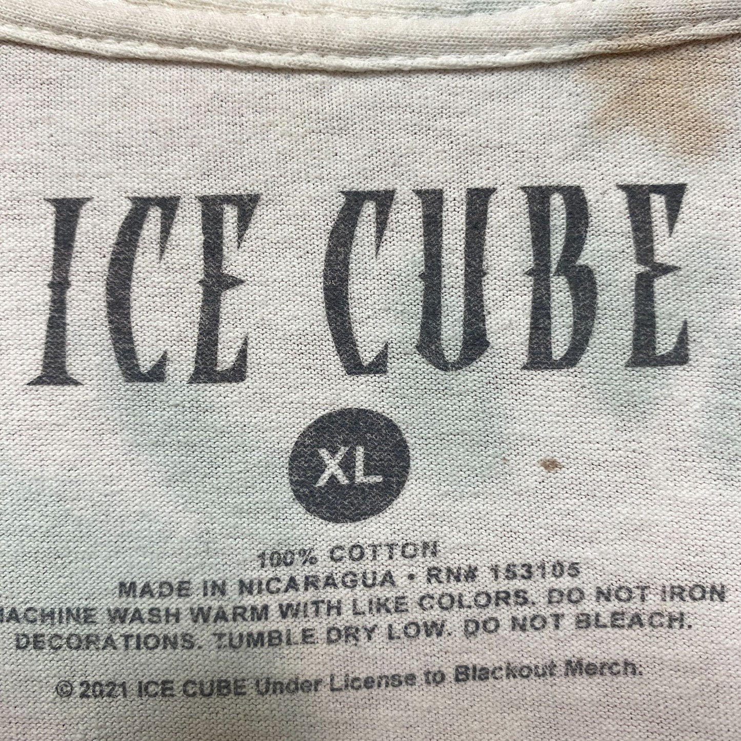 Ice Cube AmeriKKKas Most Wanted Oversized Rap Tie Dye XL